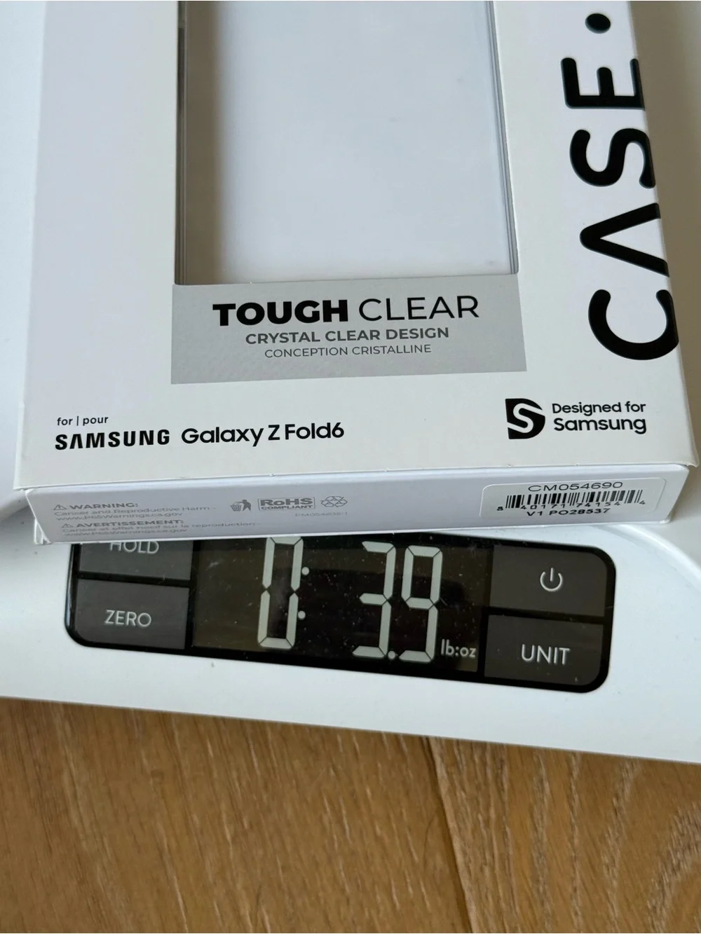 New Case-mate Clear Tough Case for Samsung Galaxy Z Fold6 - Crystal Clear